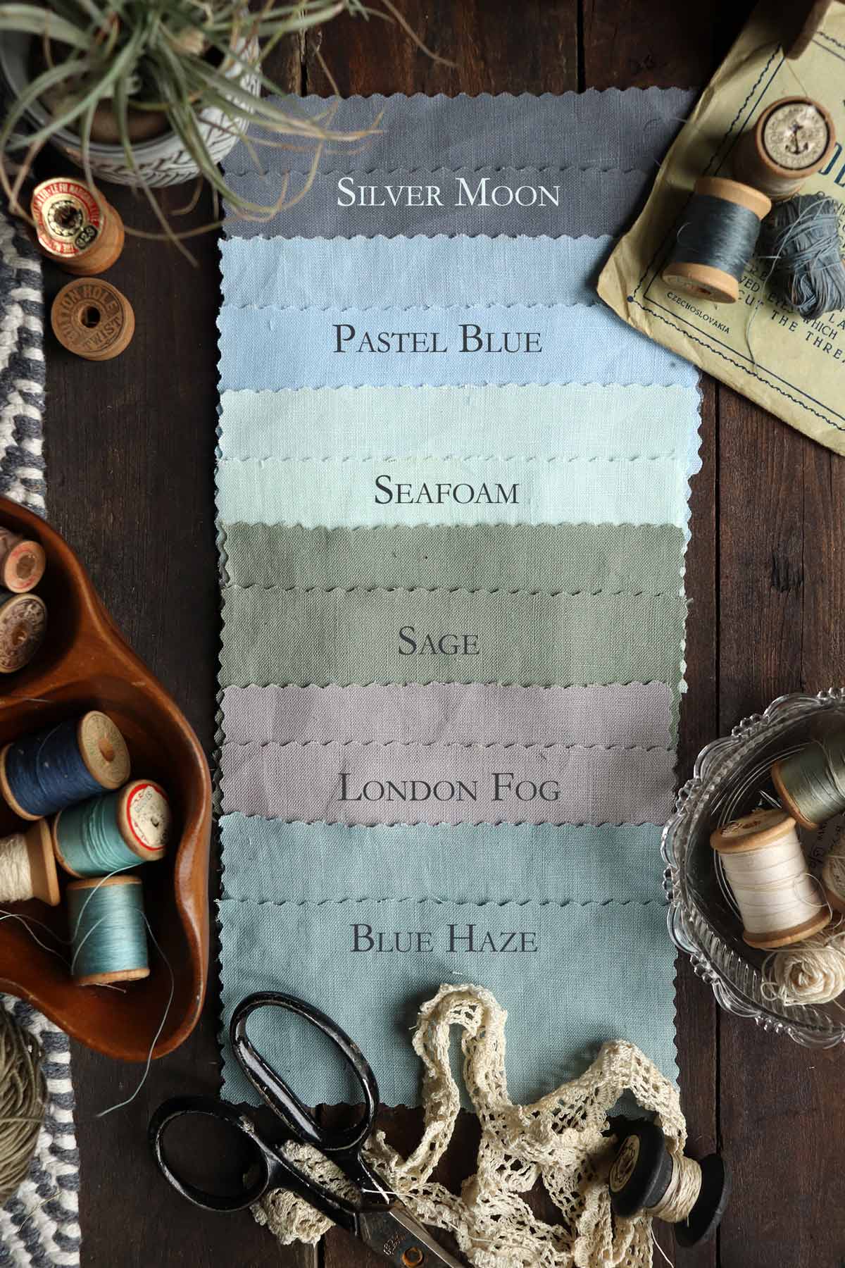 Blue Haze - End of the Roll - 60 cm piece