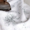 Valensole Grey 200g - End of the Roll - 50 x 125  cm piece washed