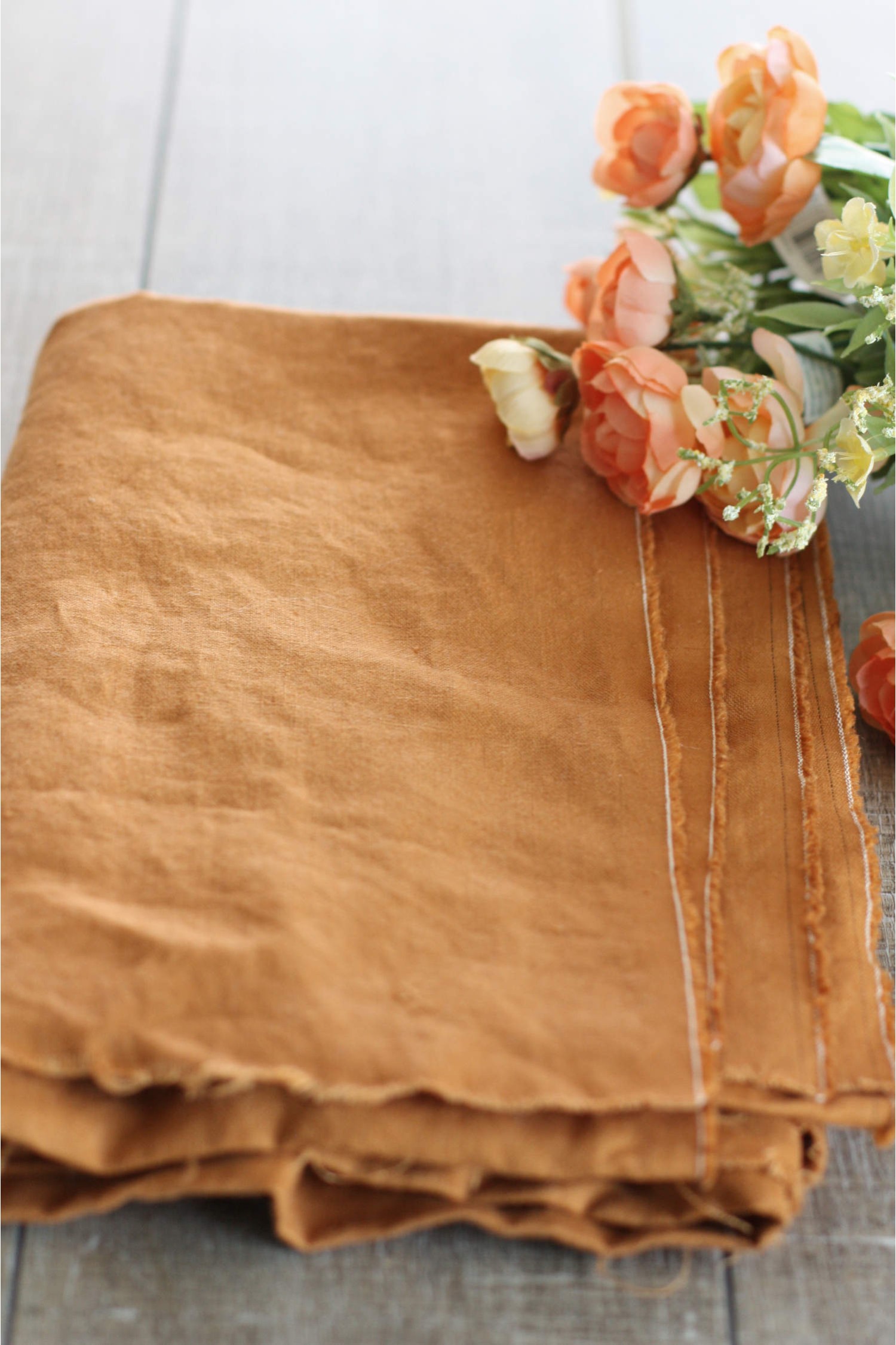 Buy Cotton Flex [For Bottom Wear] Ginger Colour Fabric 4113AD