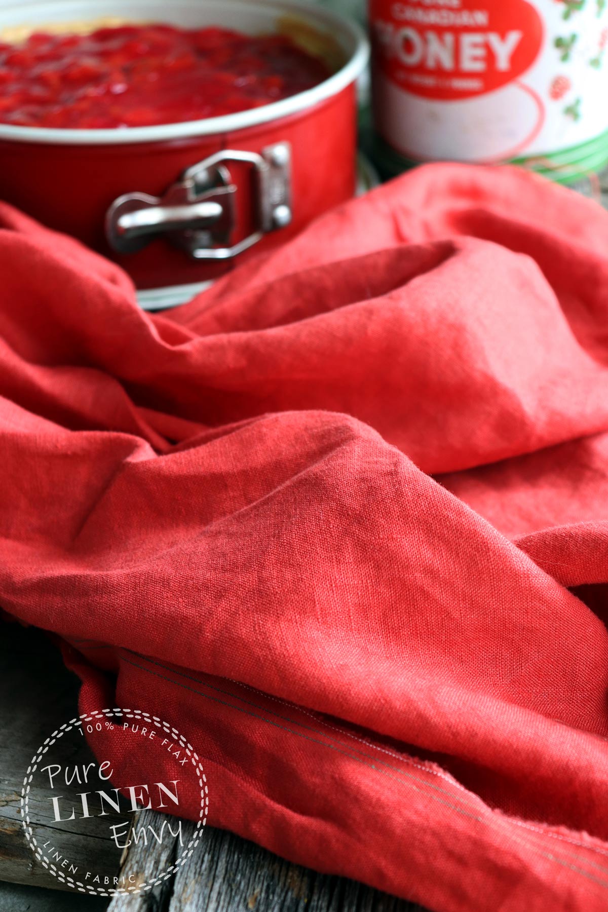 Crimson - End of the Roll - 90 cm piece